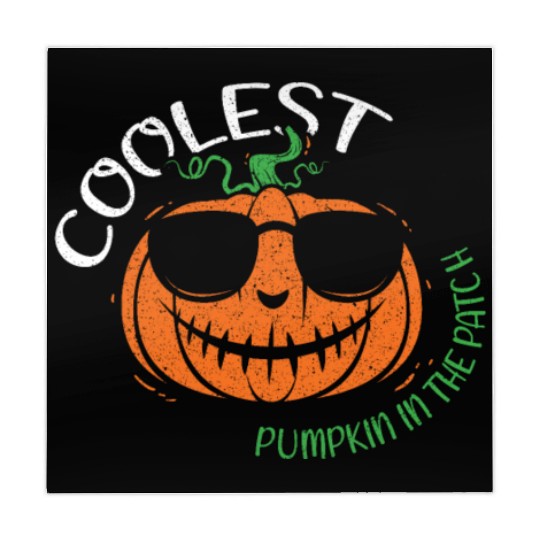 Kids Coolest Pumpkin Cool Lazy Creepy Halloween Mahjong Mats