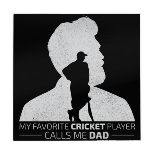 My Favorite Cricket Player Calls me Dad Mahjong Mats