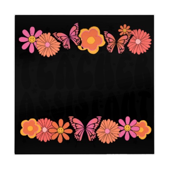 Floral Teacher Assistant Mahjong Mats