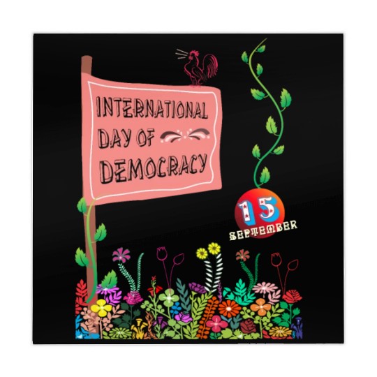 world day of Democracy Mahjong Mats