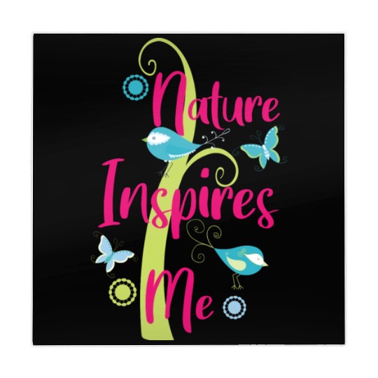 Nature Inspires Me Tree Birds And Butterflies Mahjong Mats