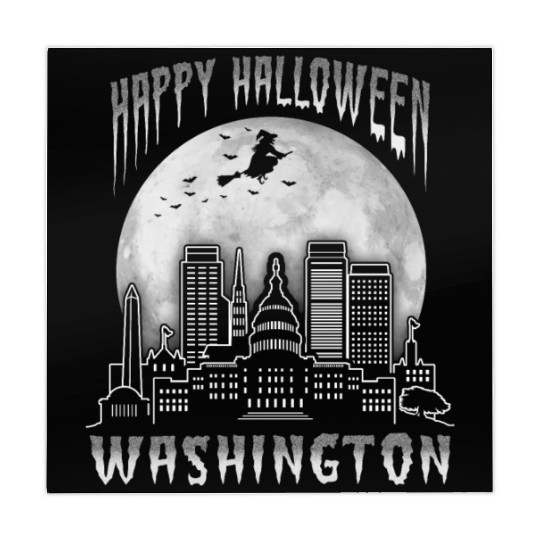 Happy Halloween Washington DC Mahjong Mats