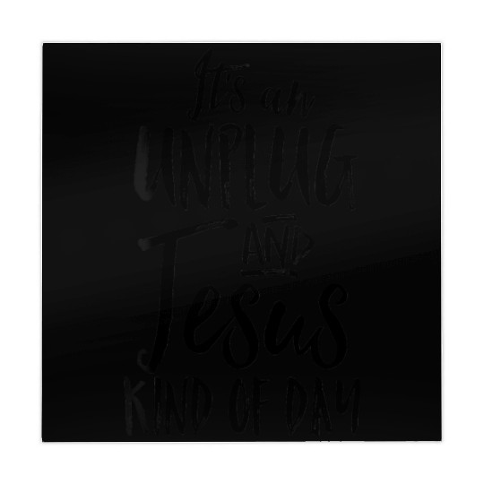 Its An Unplug And Jesus Kind Of Day Christian Rest Mahjong Mats