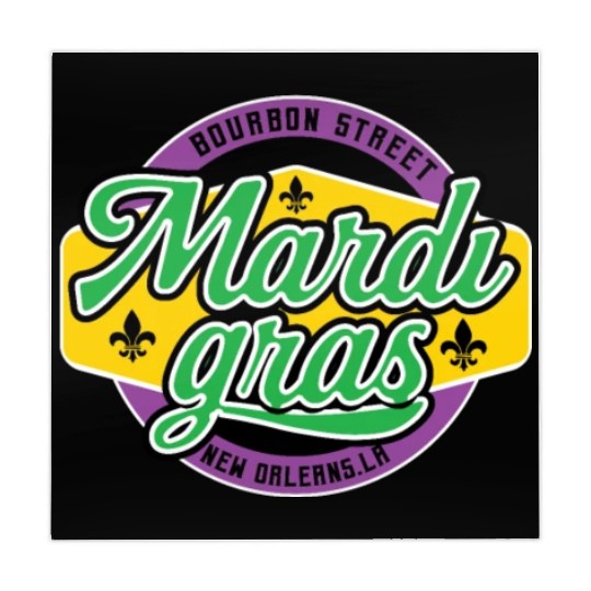 Mardi Gras Bourbon Street Mahjong Mats