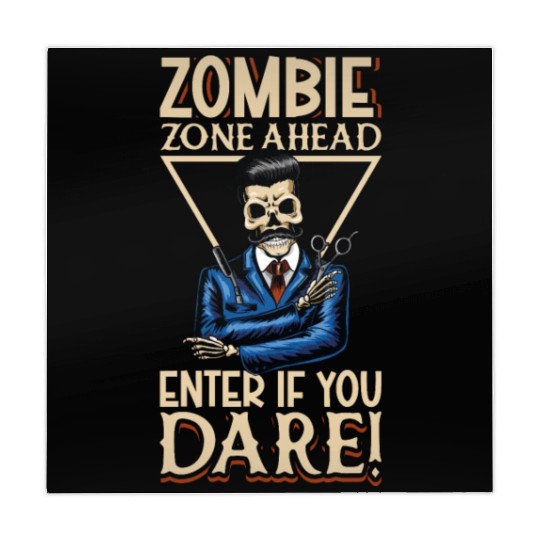 Horror Barber Spooky Hairdresser Hairstylist Hair Mahjong Mats