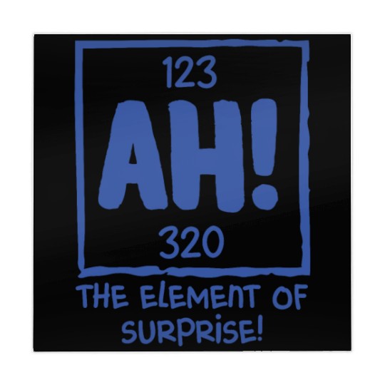 Ah The Element of Surprise Chemistry Science Humor Mahjong Mats