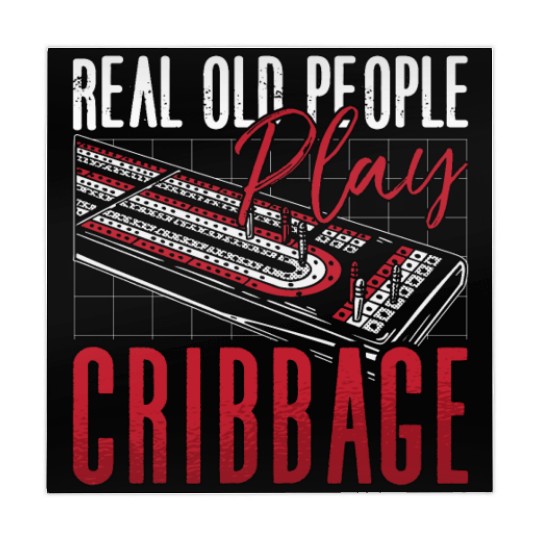 Cribbage Real Old People Play Cribbage Board Game Mahjong Mats