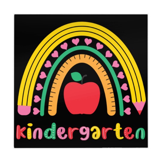 Kindergarten Rainbow Girls Kids Teacher Team Mahjong Mats