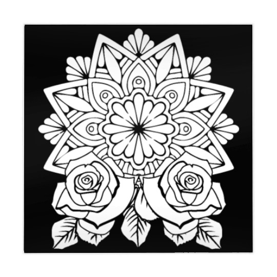 Rose Gardening Mandala Mahjong Mats
