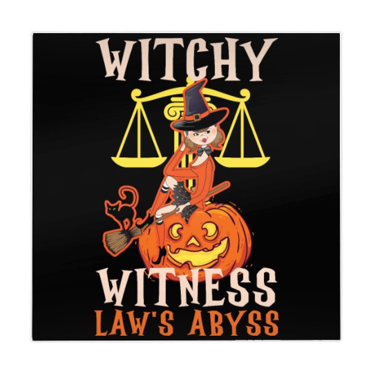 Witchy Witness Law's Abyss Scary Lawyer Halloween Mahjong Mats