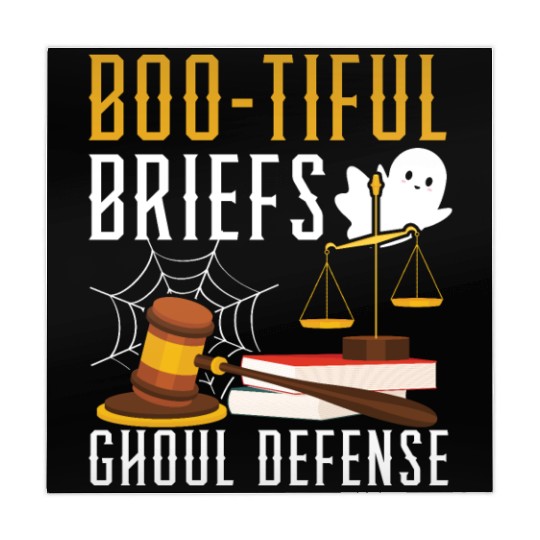 Boo-tiful Briefs Ghoul Defense Lawyer Halloween Mahjong Mats