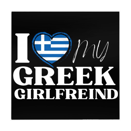 I Love My Greek Girlfriend Multi Nationality Mahjong Mats