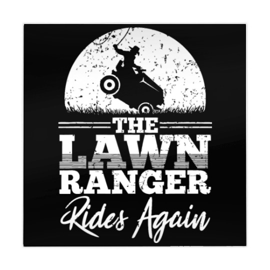 The Lawn Ranger Rides Again Grass Mowing Lawn Mahjong Mats