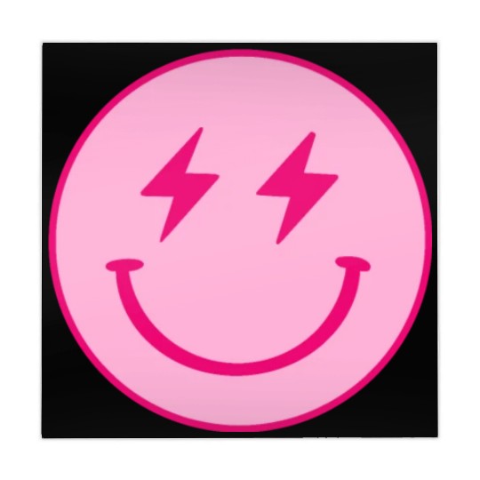 light pink face lightning bolt eyes Mahjong Mats