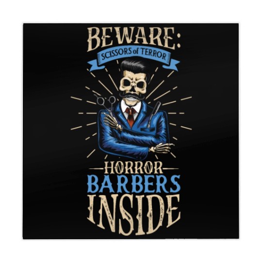 Horror Barber Spooky Hairdresser Hairstylist Hair Mahjong Mats