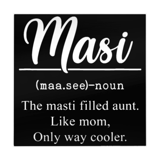 Masi Definition Funny Aunt Auntie Indian Masi Mahjong Mats