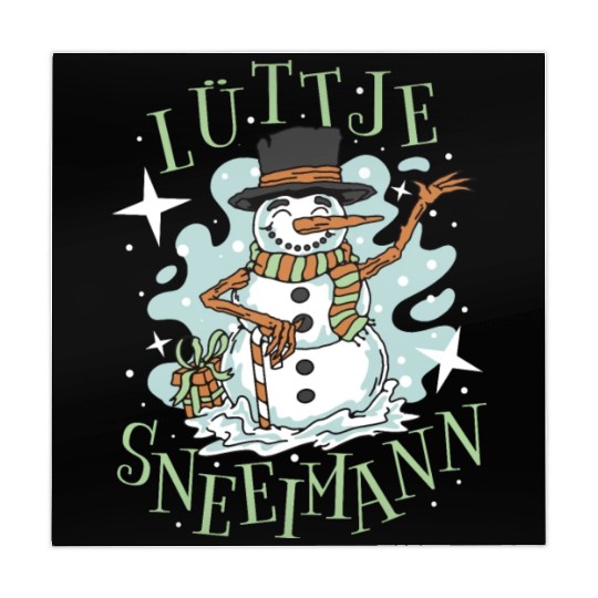 Happy snowman christmas Mahjong Mats