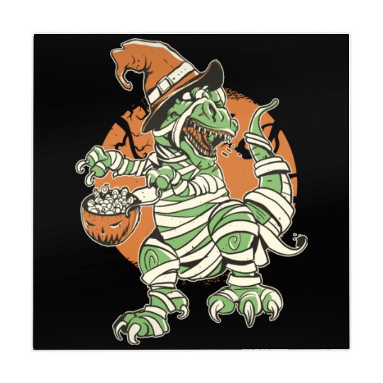 Halloween t-rex mummy Mahjong Mats