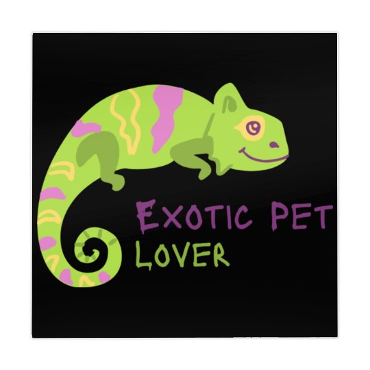 Green Chameleon Lizard Exotic Pet Lover Mahjong Mats