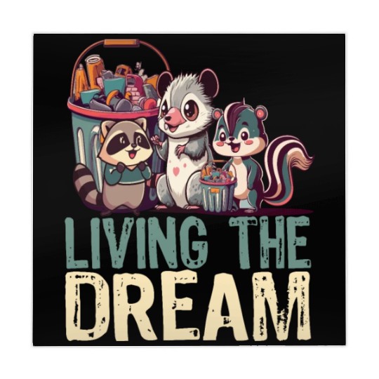 Living The Dream - Cute Anime Kawaii Japanese Love Mahjong Mats