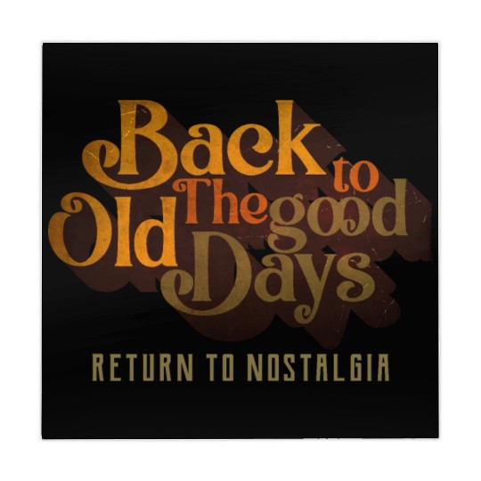 BACK TO THE GOOD OLD DAYS RETURN TO NOSTALGIA Mahjong Mats