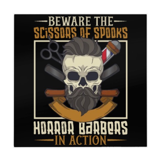 Horror Barber Spooky Hairdresser Hairstylist Hair Mahjong Mats