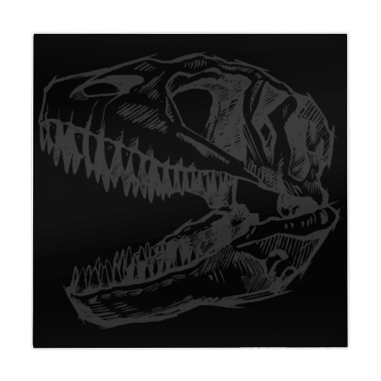 Carcharodontosaurus skull Mahjong Mats