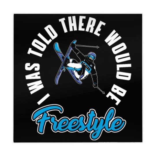 Funny Freestyle Skiing Outfit Freestyle Skier Mahjong Mats