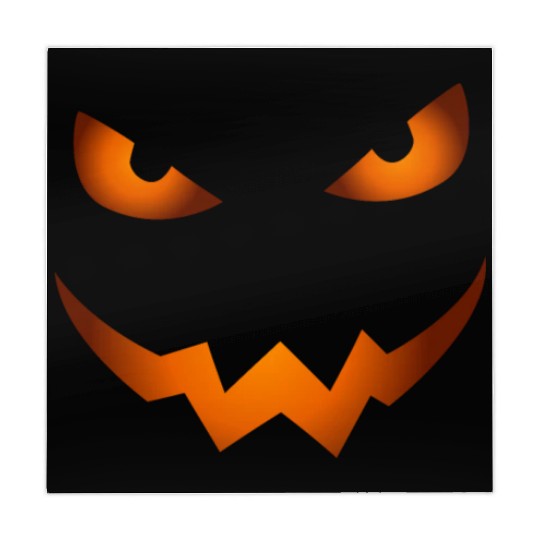 Scary Jack O Lantern Pumpkin Face Halloween Mahjong Mats