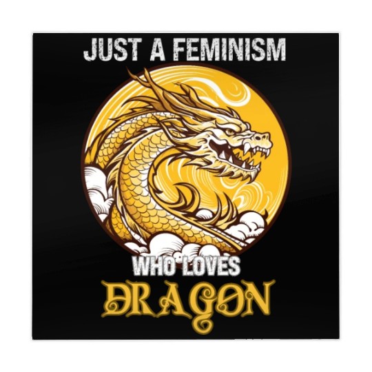 Just A Feminism Who Loves Dragon Mahjong Mats