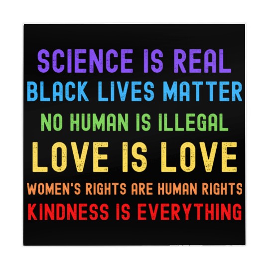 Science Is Real Black Lives Matter Mahjong Mats