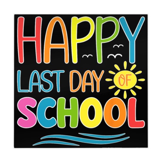 Happy Last Day Of School Teacher Student Mahjong Mats