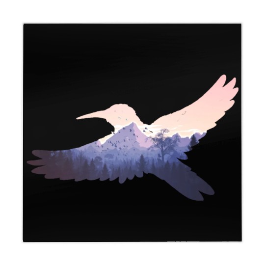 Hummingbird Bird Mountains Fly Nature Paradise Mahjong Mats