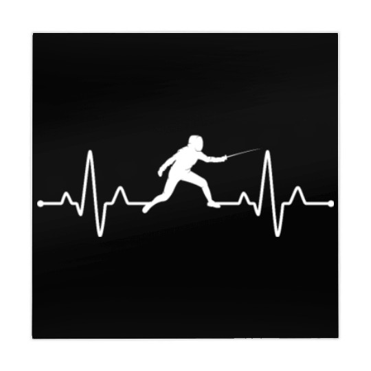 Fencing Fencer Heartbeat Mahjong Mats
