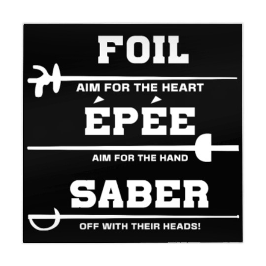 Fencing Foil Epée Saber Mahjong Mats