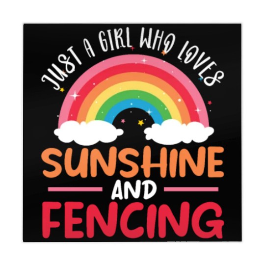 Just A Girl Who Loves Sunshine And Fencing Mahjong Mats