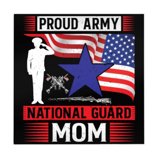 Proud Army National Guard Mom Mahjong Mats