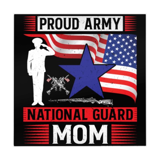 Proud Army National Guard Mom Mahjong Mats