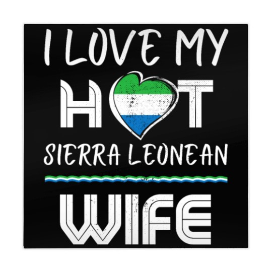 Funny I Love My Hot Sierra Leonean Wife Husband Mahjong Mats