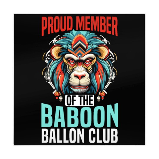 Baboon Monkey Lover Wildlife Animal Zookeeper Mahjong Mats