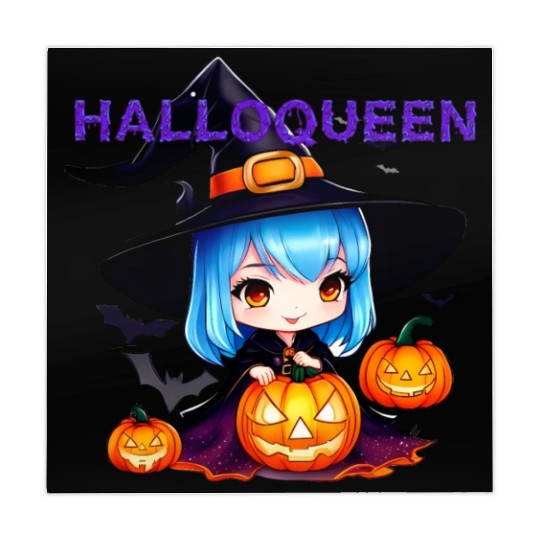 Hallo Light Blue Witch Mahjong Mats