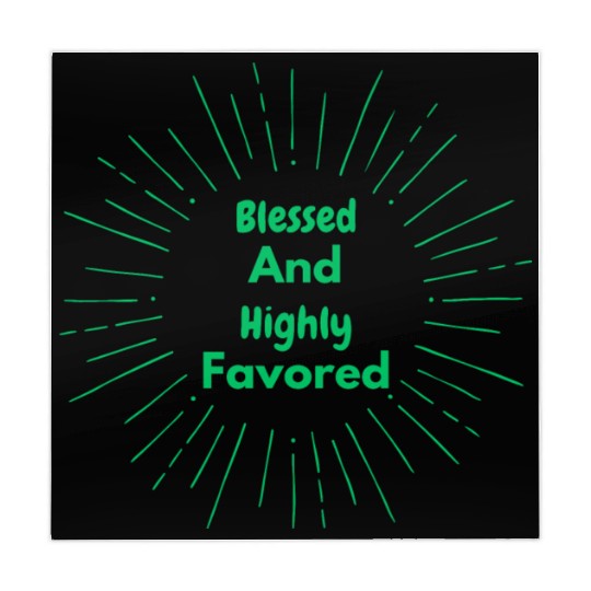 Blessed and Highly Favored Green Mahjong Mats