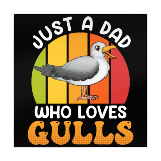 Just a Dad who loves Seagulls Bird lover Men Mahjong Mats