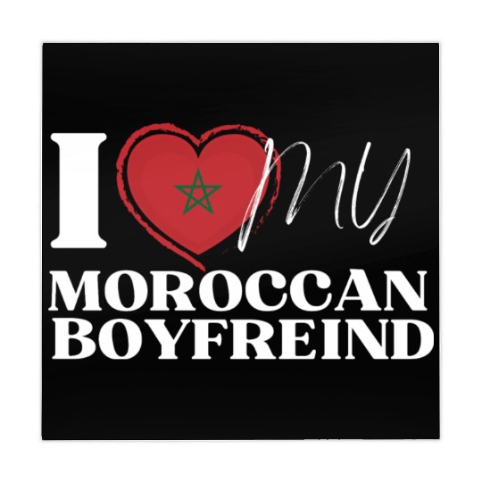 I Love My Moroccan Boyfriend Multi Nationality Mahjong Mats