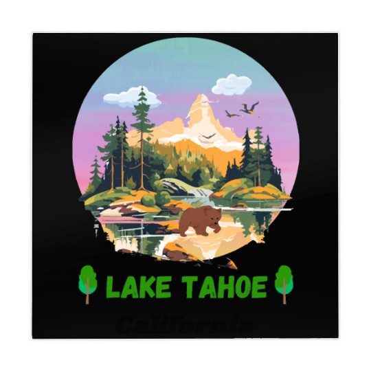 Lake Tahoe California Mahjong Mats