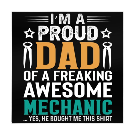 I m A Proud Dad Of A Freaking Awesome Mechanic Mahjong Mats