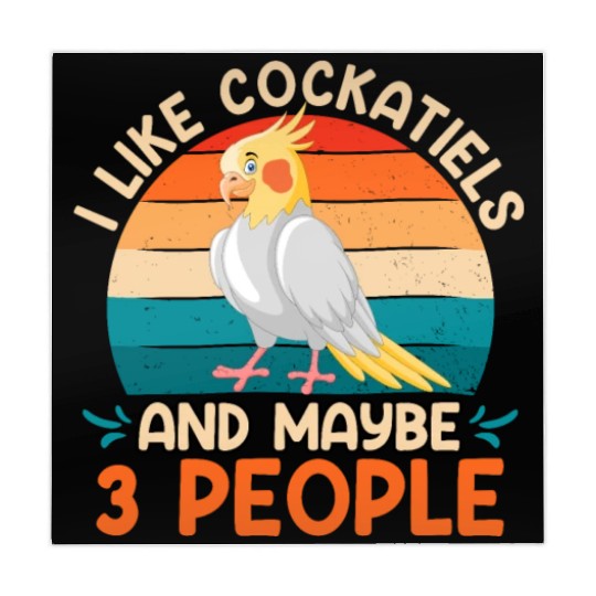 Parakeets I like Cockatiels Bird lovers Mahjong Mats