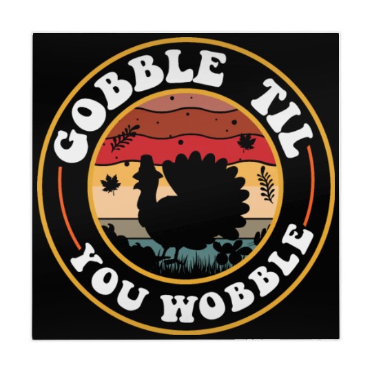 Gobble Til You Wobble Mahjong Mats