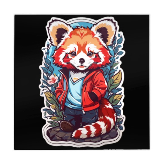 Red Panda Kawaii Mahjong Mats