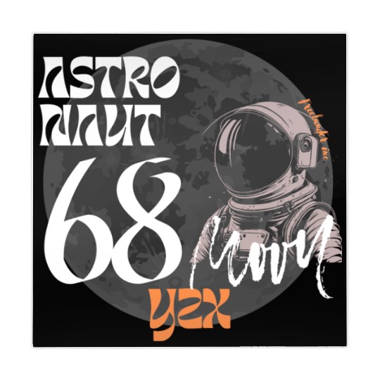 vintage moon astronaut Mahjong Mats